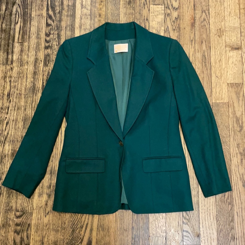 Vintage Pendleton green blazer size 6